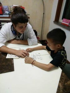 Italian aupair in china